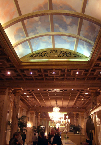 Clouds painted at Fairmont Coply Plaza Hotel in Boston